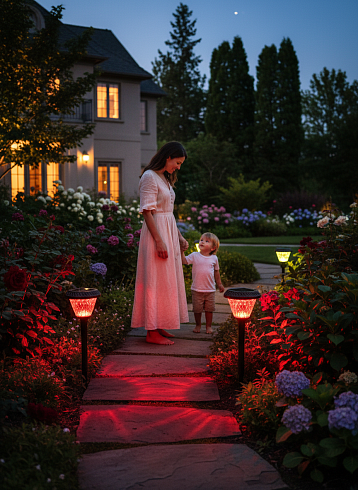 Солнечный светильник LAWN LIGHT, 3000/4000/6500К+RGB