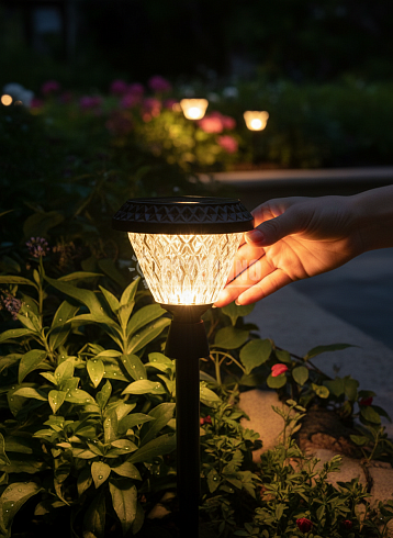 Солнечный светильник LAWN LIGHT, 3000/4000/6500К+RGB
