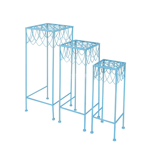 Подставка для цветов из металла набор 3 шт, 50/60/70 см