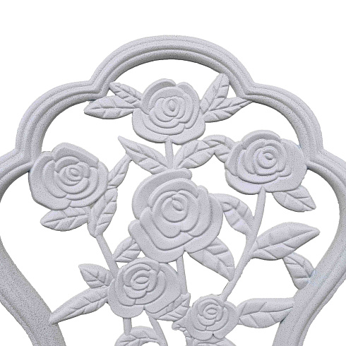Садовая мебель из алюминия ROSE, 2+1, цвет белый