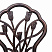 Садовая мебель из алюминия TULIP, 2+1, цвет коричневый с патиной