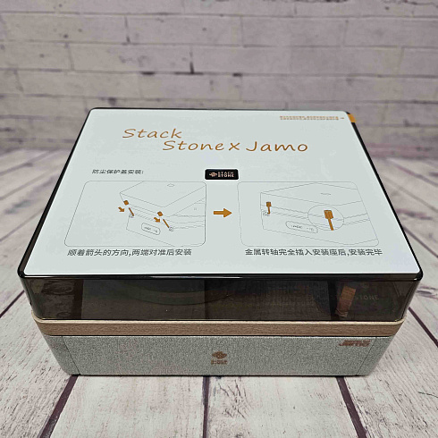 Виниловый проигрыватель STACKSTONE со встроенной акустикой JAMO, 33/45 об/мин, +Bluetooth