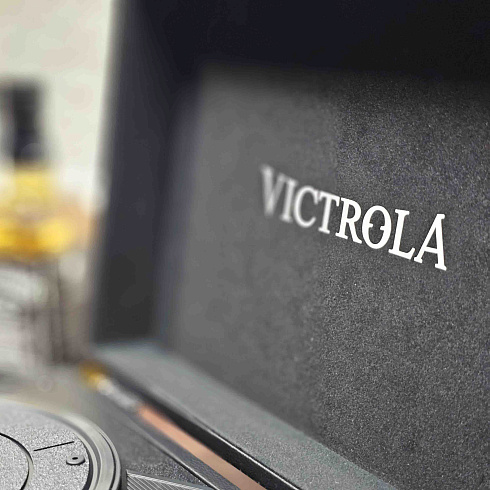 Портативный виниловый проигрыватель VICTROLA JOURNEY+, 33/78/45 об/мин,+BT/AUX/LINE, цвет чёрный