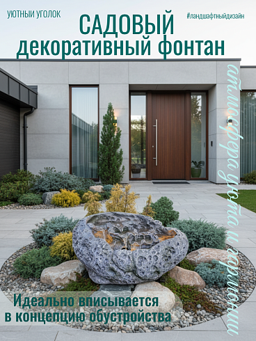 Декоративный фонтан ТУФ, 31*37*60 см