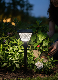 Солнечный светильник LAWN LIGHT, 3000/4000/6500К+RGB