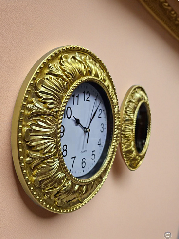 Зеркальный декор плюс часы набор из 3х предметов