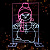 Светодиодная конструкция 24V СНЕГОВИК ДЕВОЧКА 2D (СЕМЕЙКА СНЕГОВИКОВ) для использования на открытом воздухе.