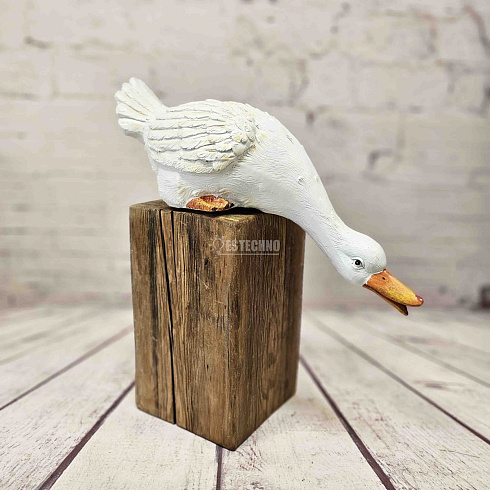 Садовая фигура ГУСЬ, 42*17 см