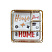 Полка навесная HOME, 39х39 см, металл