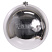 Новогоднее украшение ШАР 25 см, глянцевый, цвет серебристый