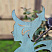 Декор для сада ЭЛЬФ С ПОДСВЕТКОЙ, 48*28 см, металл