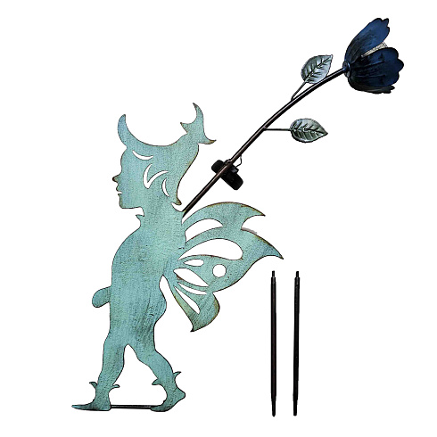 Декор для сада ЭЛЬФ С ПОДСВЕТКОЙ, 48*28 см, металл