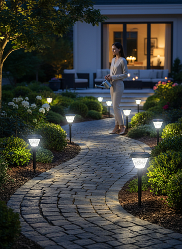 Солнечный светильник LAWN LIGHT, 3000/4000/6500К+RGB