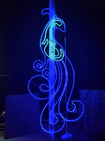 Комплект украшения для уличных елей высотой 8~10 м ГЖЕЛЬ