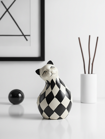 Фигура керамическая копилка КОШКА, 29*18 см