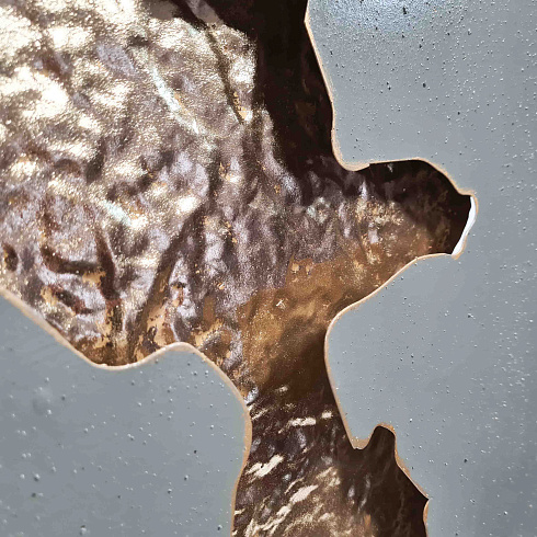 Панно из металла ЛАВА, 100*54 см