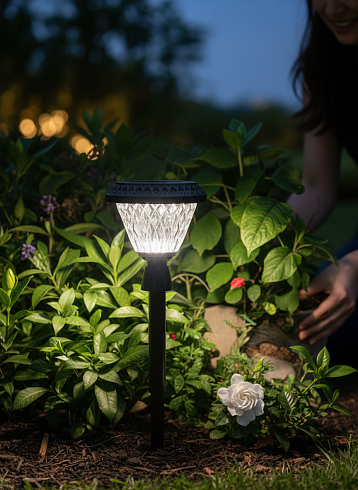 Солнечный светильник LAWN LIGHT, 3000/4000/6500К+RGB