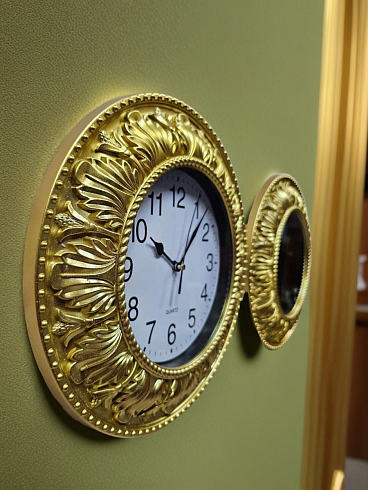 Зеркальный декор плюс часы набор из 3х предметов