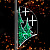 Консоль светодиодная на опору столба освещения Новогодние зарисовки №2, 140х65 см