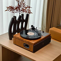 Виниловый проигрыватель STACKSTONE 33/45 об/мин., со встроенной акустикой JAMO, +Bluetooth