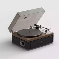 Виниловый проигрыватель STACKSTONE со встроенной акустикой JAMO, 33/45 об/мин, +Bluetooth