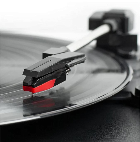 Портативный виниловый проигрыватель VICTROLA JOURNEY+, 33/78/45 об/мин, +BT/AUX/LINE, цвет бордовый