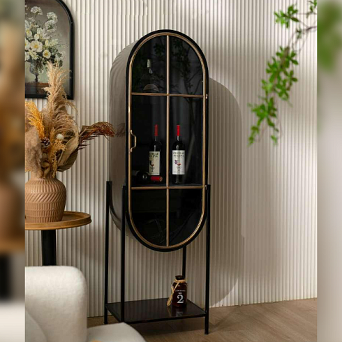 Шкаф-витрина металлический ИНДАСТРИАЛ 48*36.5*160 см