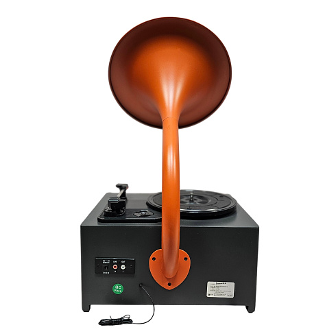 Виниловый проигрыватель RETRO STYLE 33/78/45 об/мин, + FM/BT/USB, цвет чёрный