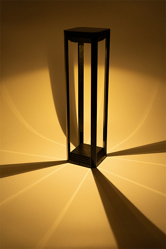 Солнечный светильник СТОЛБИК 60 см, для подсветки дорожек и ландшафта