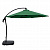 Зонт садовый на боковой опоре, Ø3 м, цвет зелёный