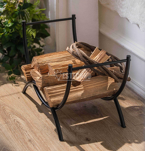 Дровница из металла, для камина, печи, бани 66.5*32.5*38 см