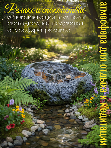 Декоративный фонтан ТУФ, 31*37*60 см