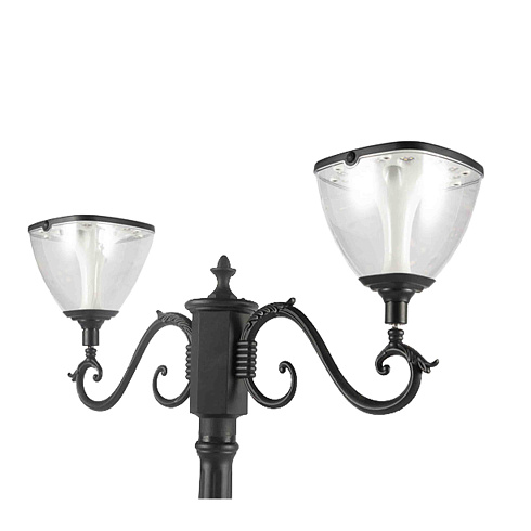 Солнечный светильник со столбом 3 Lights - 2 Head, 200 см