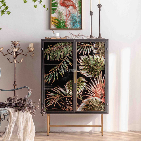 Шкафчик застекленный TROPIC 115*37*80 см