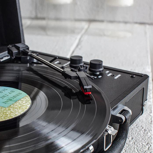 Портативный виниловый проигрыватель VICTROLA JOURNEY+, 33/78/45 об/мин, +BT/AUX/LINE, цвет коричневый