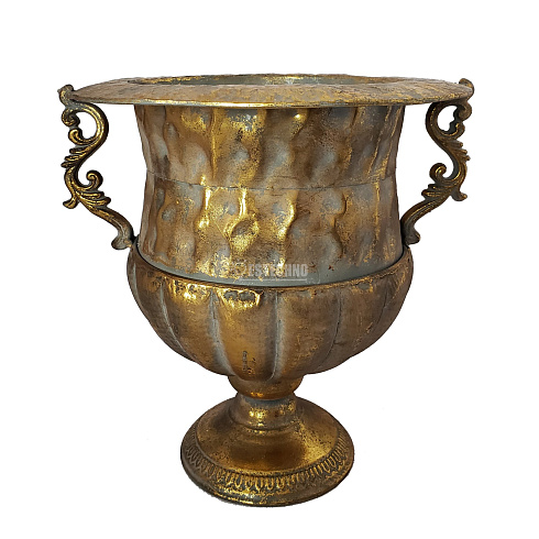 Кашпо ANTIQUE, 32*29 см, металл