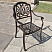 Мебель для сада из литого алюминия CLASSIC SQUARE, 5 предметов, цвет бронзовый