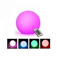 Cветильник шар уличный Moonlight 20 см, RGB многоцветный