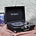 Портативный виниловый проигрыватель VICTROLA JOURNEY+, 33/78/45 об/мин,+BT/AUX/LINE, цвет чёрный