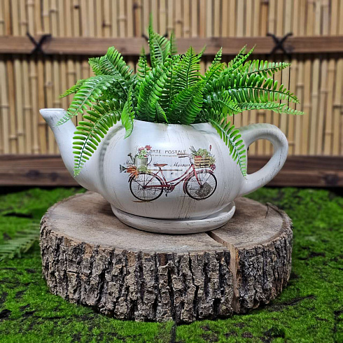 Глиняный горшок ЧАЙНИК, 40*16 см
