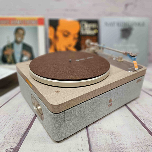 Виниловый проигрыватель STACKSTONE со встроенной акустикой JAMO, 33/45 об/мин, +Bluetooth