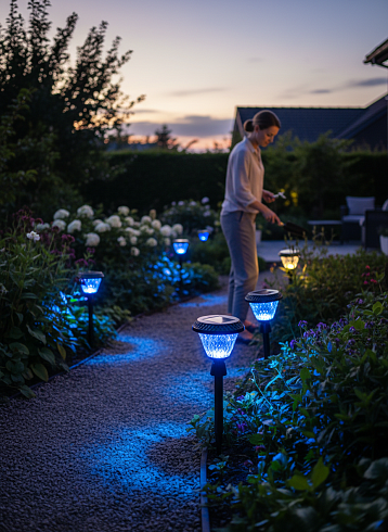 Солнечный светильник LAWN LIGHT, 3000/4000/6500К+RGB