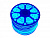 Гибкий неон светодиодный «FLEX MINI» 9х16 мм., синий, 220В