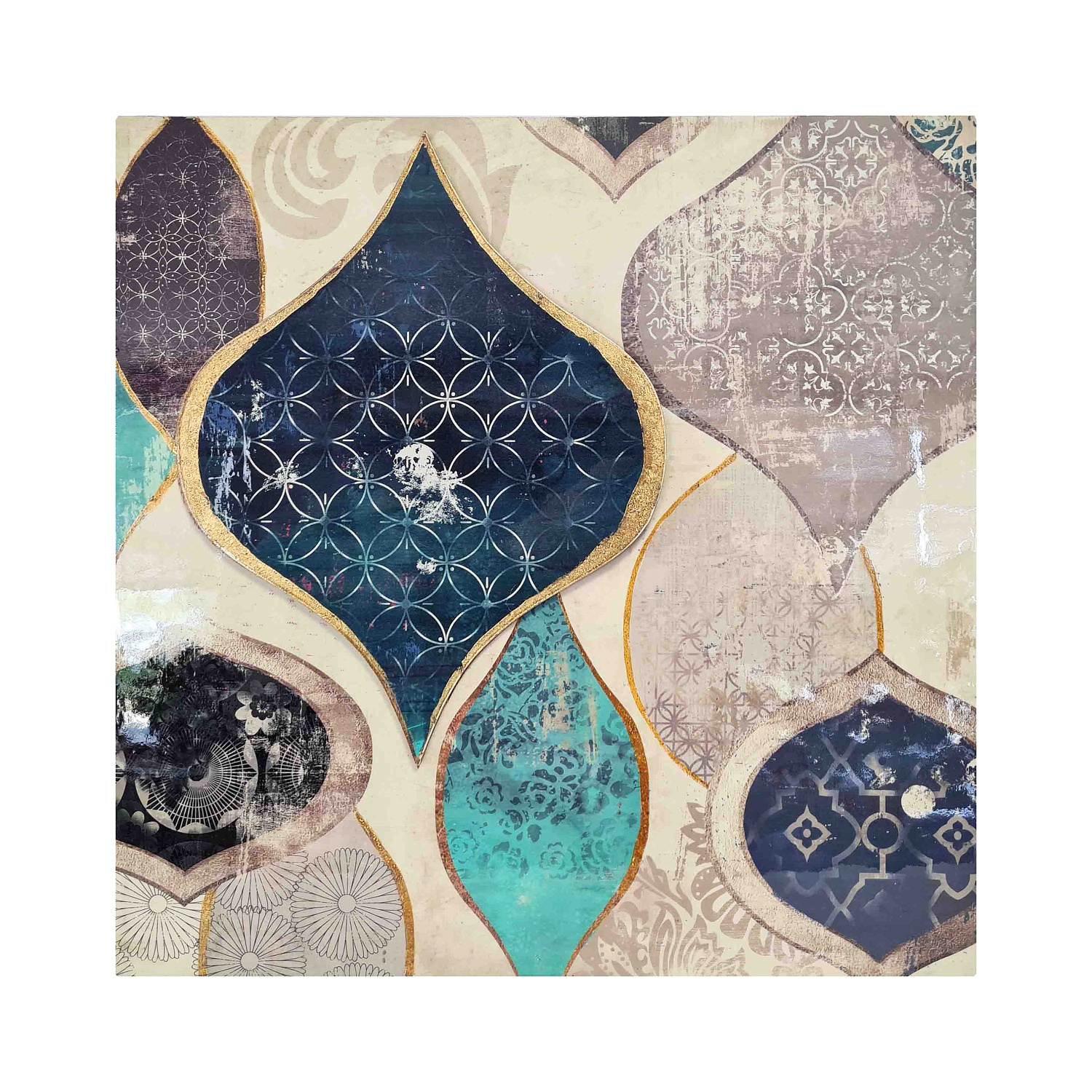 Панно BLUE MOTIF, 60*60 см