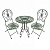 Набор уличной мебели АНТИК из металла 2+1 со складными стульями 