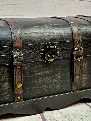 Винтажный сундук в восточном стиле 50*35.5*35.5см