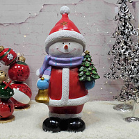СНЕГОВИК из стеклопластика для использования на улице, 90 см