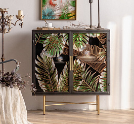 Шкафчик застекленный TROPIC 83*37*90 см