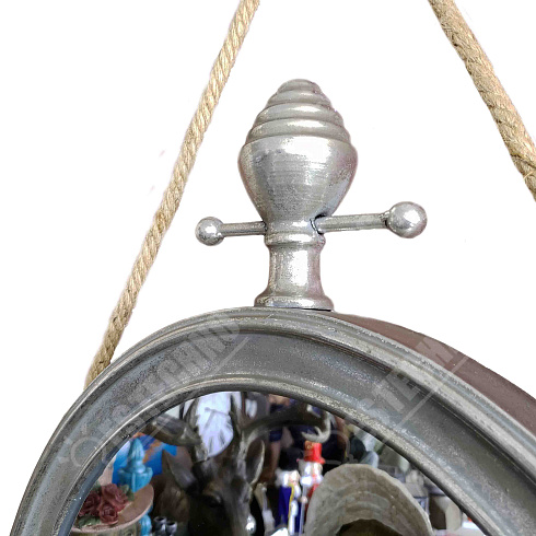 Зеркало настенное ANTIQUES SILVER LEAF, 62*42 см