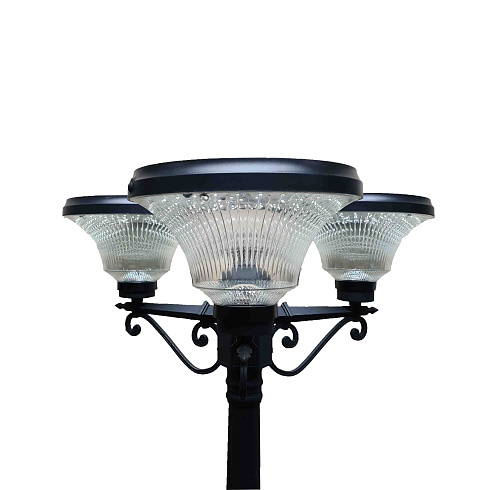 Солнечный светильник со столбом 3 LIGHTS - 3 HEAD, 260 см